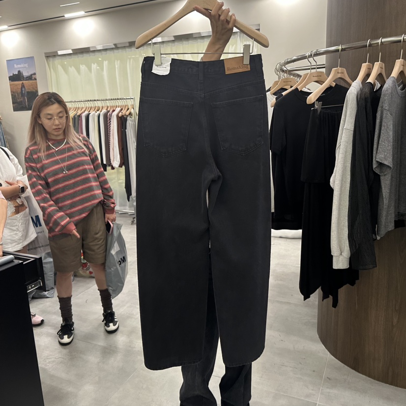 URBANSTORY/REMAKING韓國代購女士新品人氣熱賣休閑牛仔褲Remaking/URBANSTORY牛仔褲