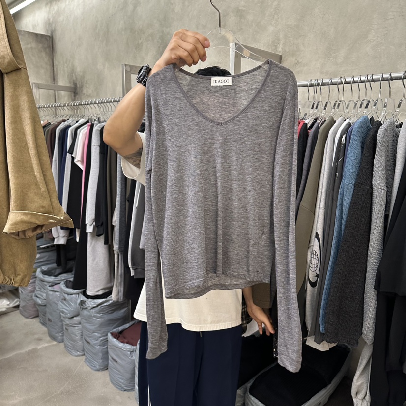 MAGOT韓國代購女裝新品人氣熱賣休閑推薦真品時尚長袖T恤MAGOT長袖T恤圖色2