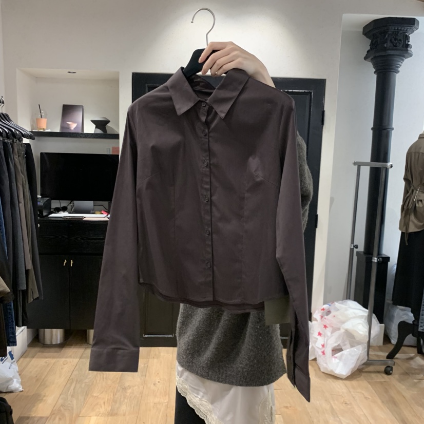 ORLEAN韓國代購女裝新款推薦時尚人氣真品熱賣襯衫蕾絲衫ORLEAN襯衫/蕾絲衫圖色1