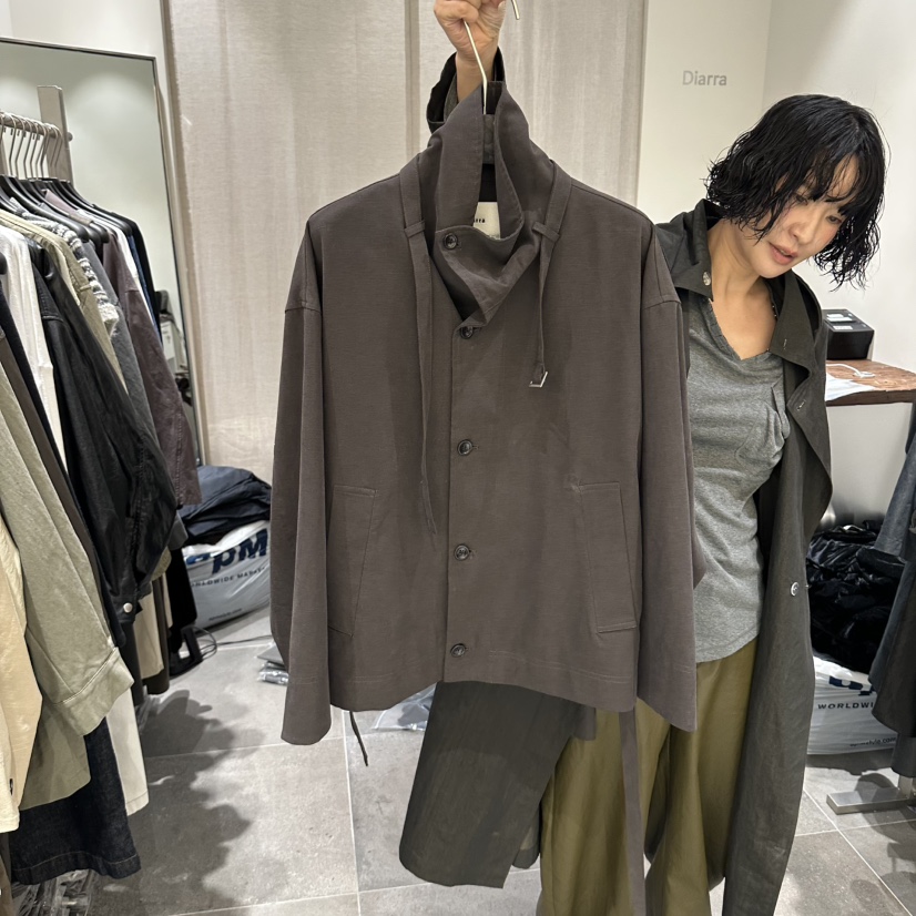 DIARRA東大門直郵女裝新品熱賣真品推薦時尚人氣夾克含腰帶DIARRA夾克圖色2