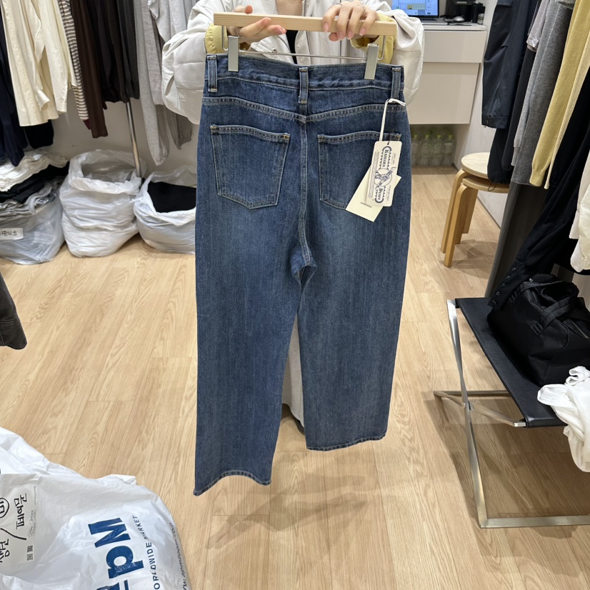 HAUS-A韓國直郵女裝新品人氣熱賣推薦真品休閑時尚牛仔褲HAUSWOMEN牛仔褲