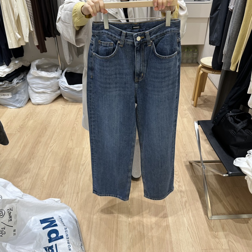 HAUS-A韓國直郵女裝新品人氣熱賣推薦真品休閑時尚牛仔褲HAUSWOMEN牛仔褲圖色1