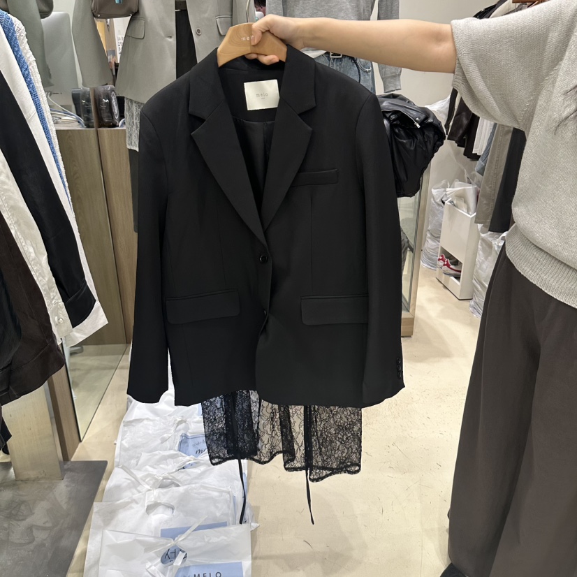 MELO韓國代購女裝新款真品休閑時尚推薦人氣熱賣西裝西服MELO西裝/西服圖色2