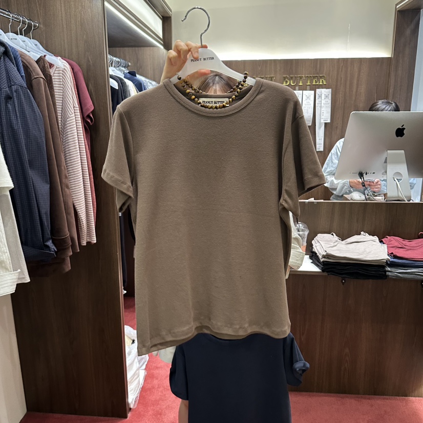 PEANUT BUTTER韓國代購女士新品推薦休閑人氣時尚真品T恤PEANUT BUTTERT恤圖色2