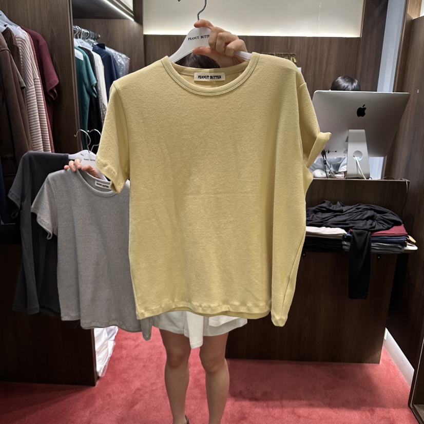 PEANUT BUTTER韓國代購女士新品推薦休閑人氣時尚真品T恤PEANUT BUTTERT恤圖色6