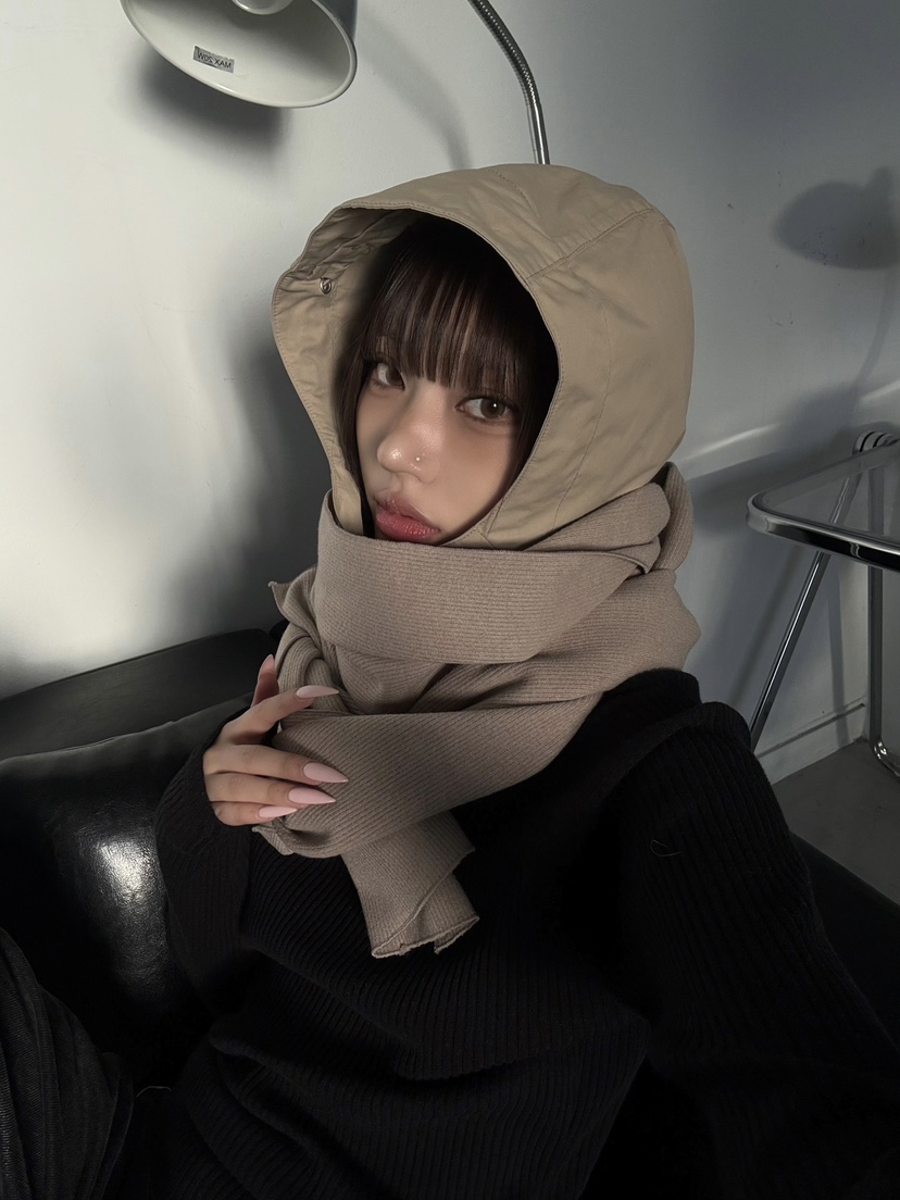 SEEOT韓國直郵女士新品時尚熱賣真品休閑圍巾披肩男女同款SEEOT圍巾/披肩