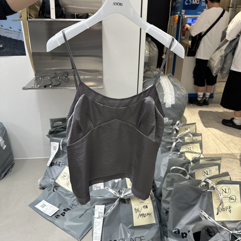 ANOU東大門實拍女士新款真品熱賣推薦時尚人氣休閑吊帶背心ANOU吊帶/背心圖色2