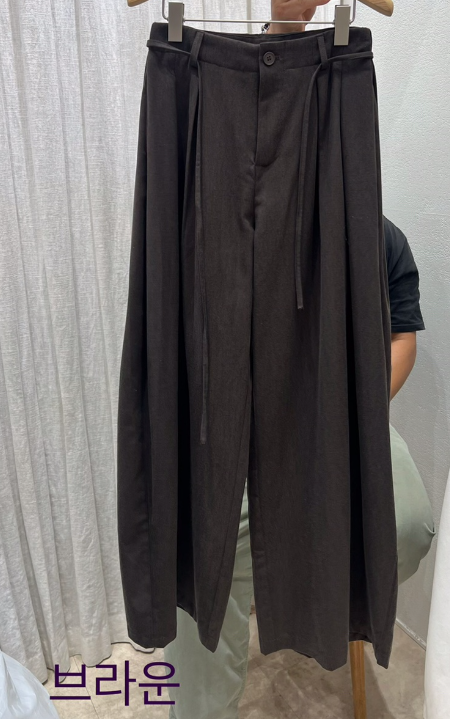 AHOY韓國代購女裝新品推薦真品時尚人氣熱賣休閑休閑褲AHOY休閑褲圖色3棕色