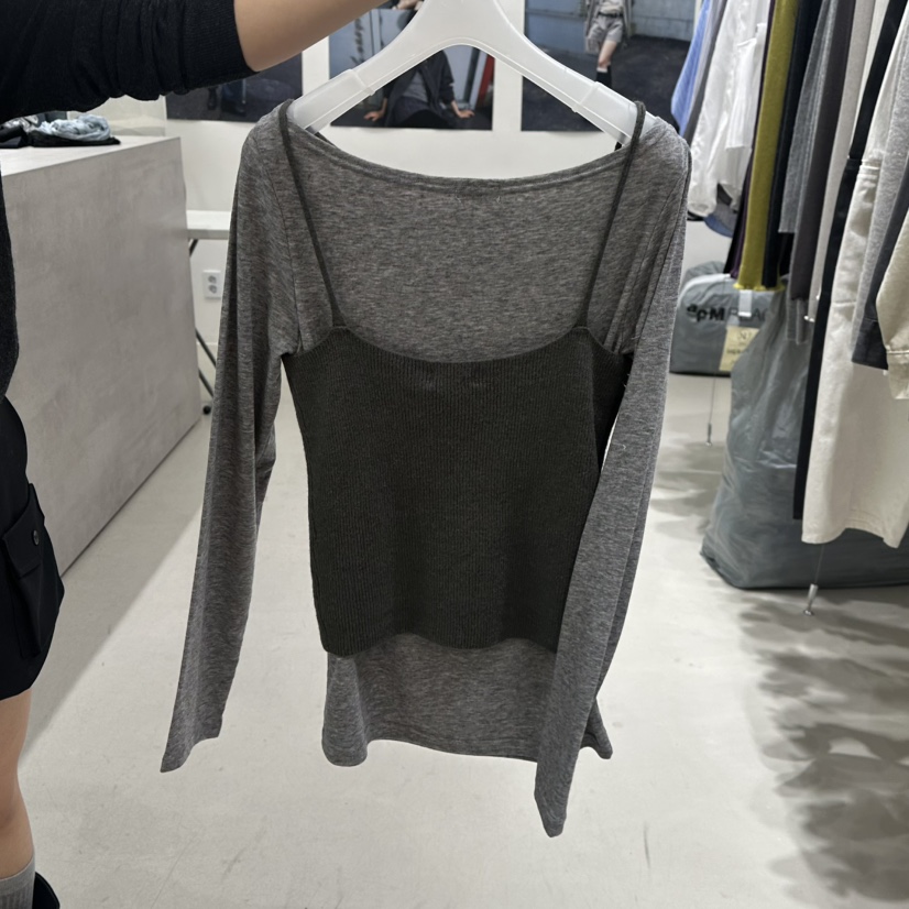 ANOU東大門代購女士新品人氣休閑熱賣推薦時尚真品吊帶背心ANOU吊帶/背心