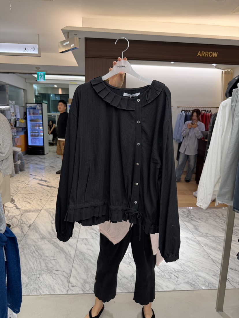 SOLD OUT東大門代購女士新品真品熱賣休閑人氣襯衫蕾絲衫SOLD OUT襯衫/蕾絲衫圖色2