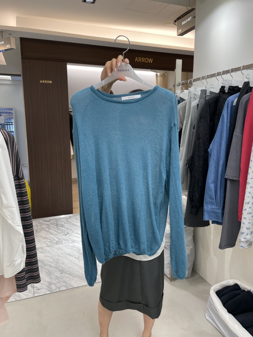 SOLD OUT東大門實拍女士新款休閑時尚熱賣推薦針織衫馬海毛SOLD OUT針織衫圖色2