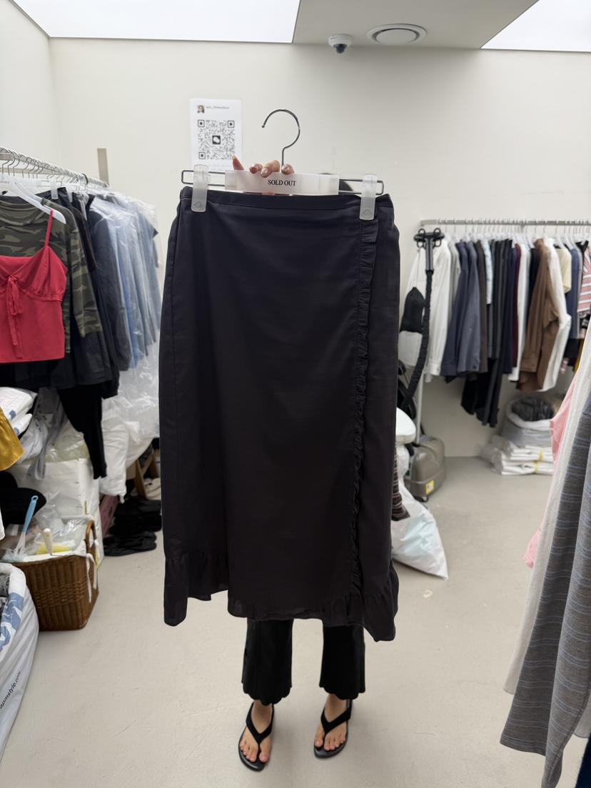 SOLD OUT韓國代購女裝新品推薦人氣真品時尚半身裙中短裙SOLD OUT半身裙/中短裙圖色2深藍