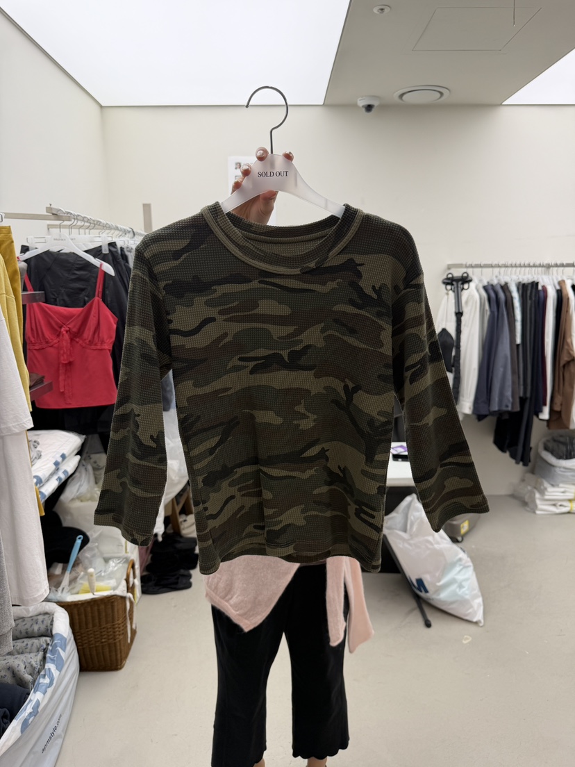 SOLD OUT韓國代購女士新款時尚真品休閑人氣熱賣長袖T恤SOLD OUT長袖T恤圖色3