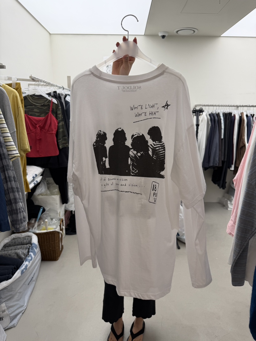 SOLD OUT東大門直郵女裝新款真品人氣推薦熱賣休閑長袖T恤SOLD OUT長袖T恤