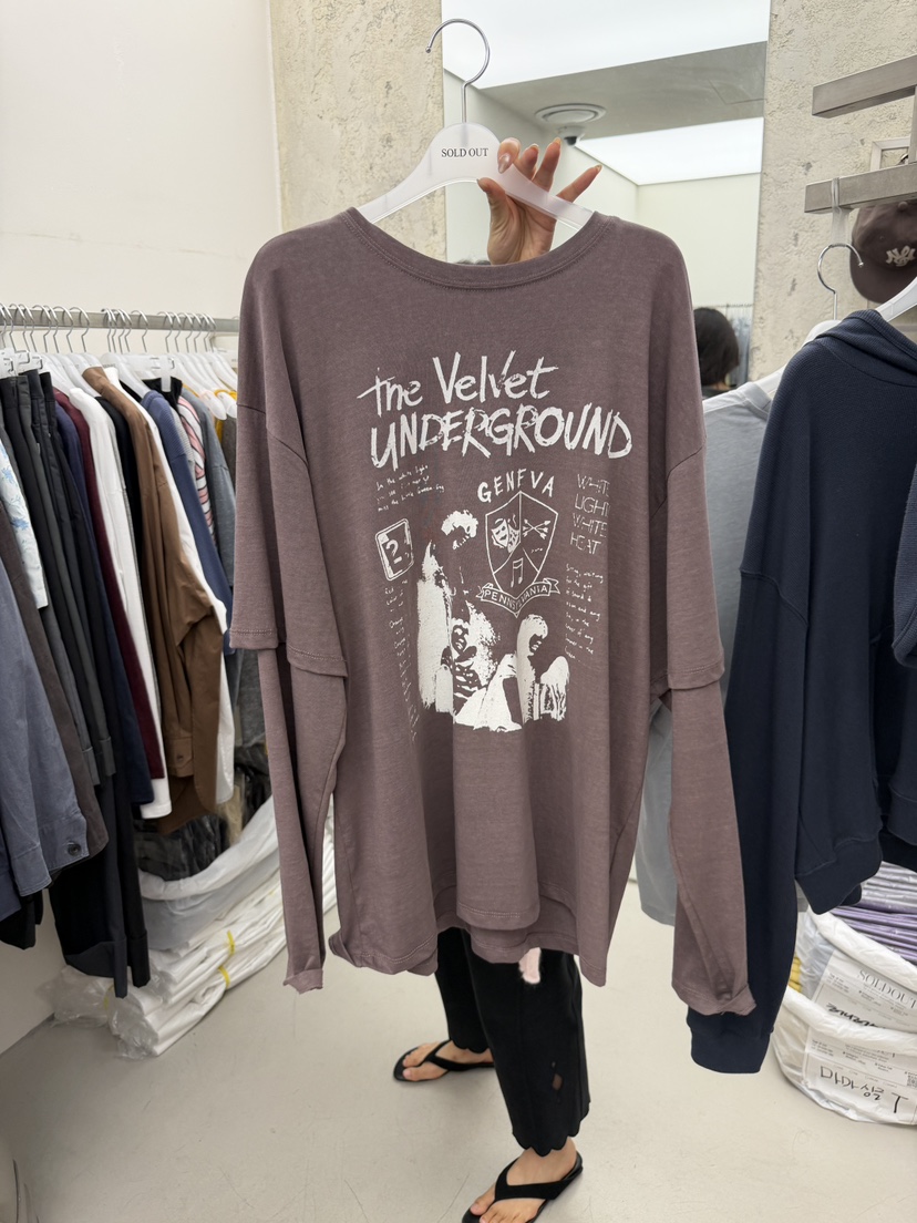 SOLD OUT東大門直郵女裝新款真品人氣推薦熱賣休閑長袖T恤SOLD OUT長袖T恤圖色3