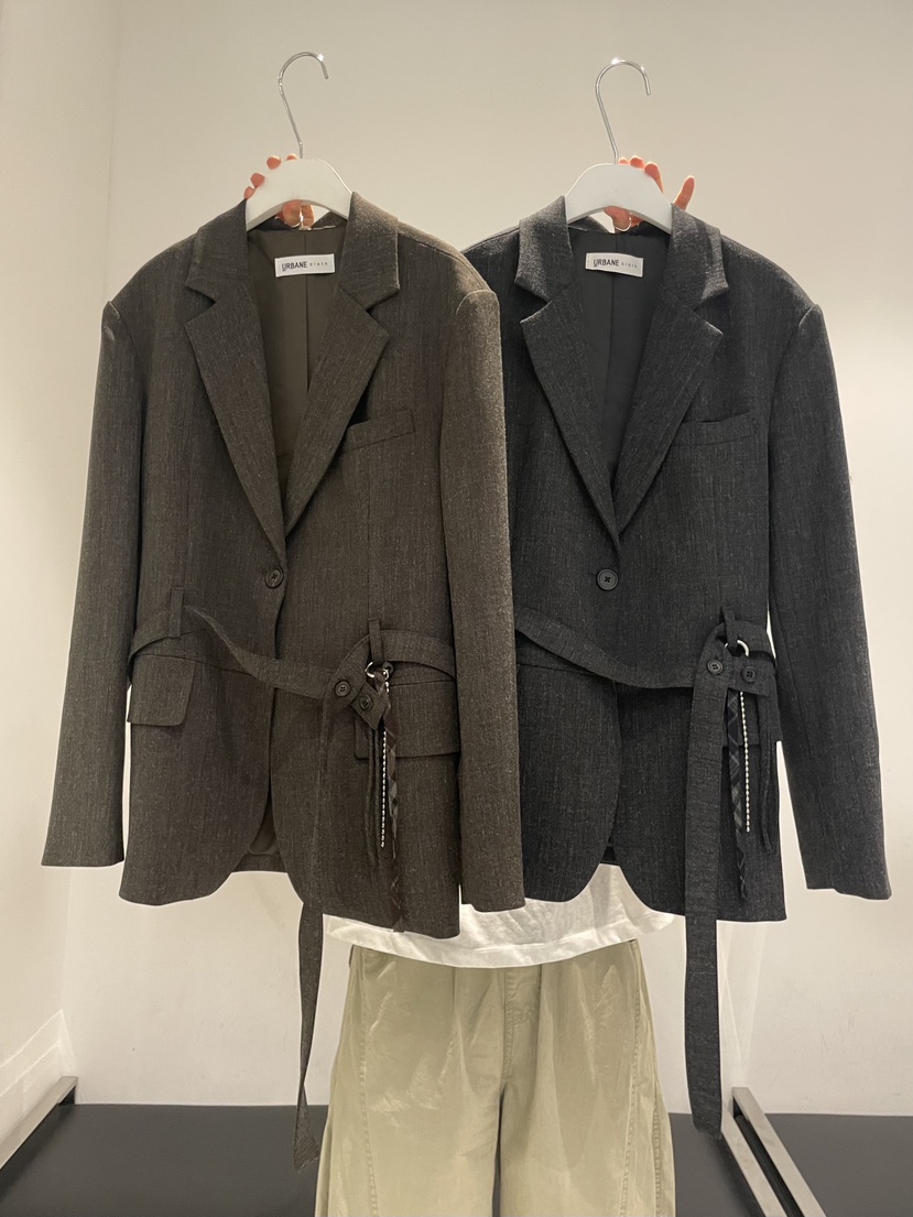 URBANE cloth東大門代購女士新品熱賣真品西裝西服含腰帶URBANE cloth西裝/西服