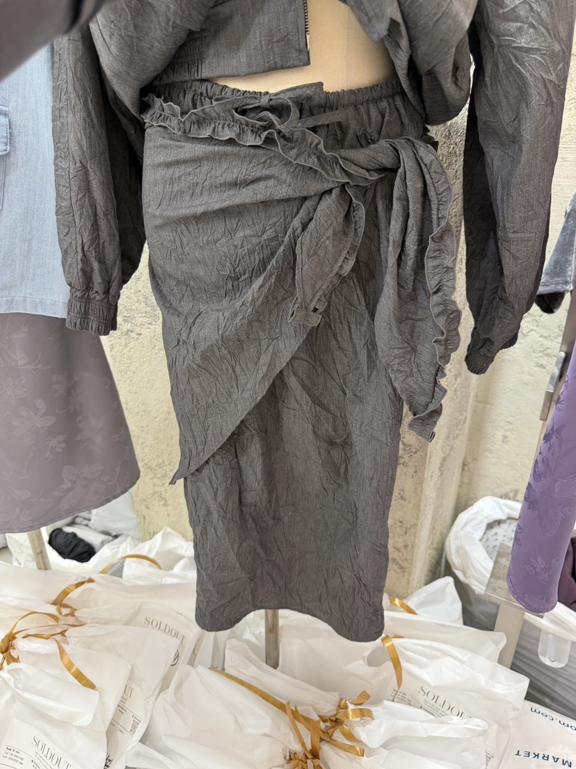 SOLD OUT東大門直郵女士新品熱賣真品推薦休閑半身裙中短裙SOLD OUT半身裙/中短裙圖色2