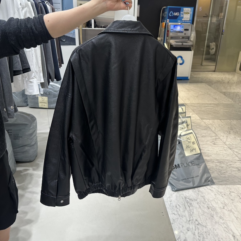 ANOU韓國直郵女裝新品時尚推薦休閑真品人氣熱賣夾克皮革ANOU夾克