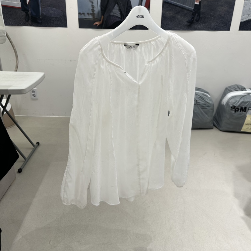 ANOU東大門直郵女裝新款熱賣推薦休閑時尚真品襯衫蕾絲衫ANOU襯衫/蕾絲衫圖色1