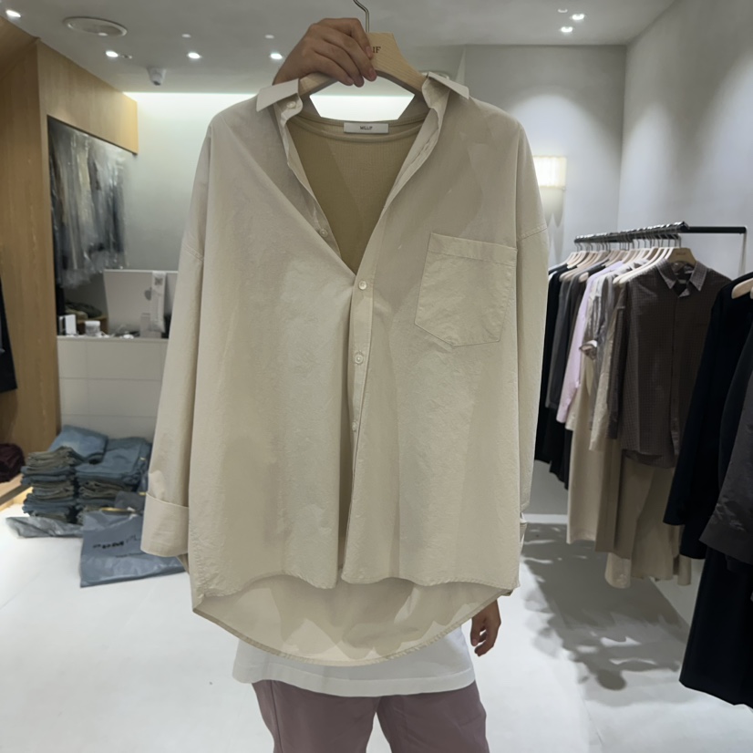 MILLIF東大門實拍女裝新品時尚人氣休閑襯衫蕾絲衫不含內搭MILLIF襯衫/蕾絲衫圖色3