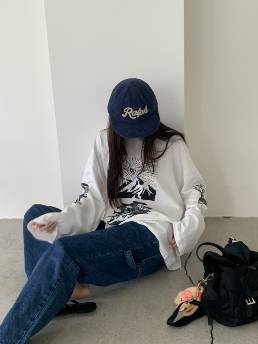 LE AVE韓國直郵女士新款人氣休閑推薦職業時尚熱賣長袖T恤LE AVE長袖T恤
