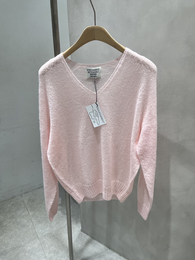 EVERCOMMERCE METICULOUSLY DESIGNED韓國直郵女裝新品熱賣針織衫羊駝毛EVERCOMMERCE METICULOUSLY DESIGNED針織衫圖色2