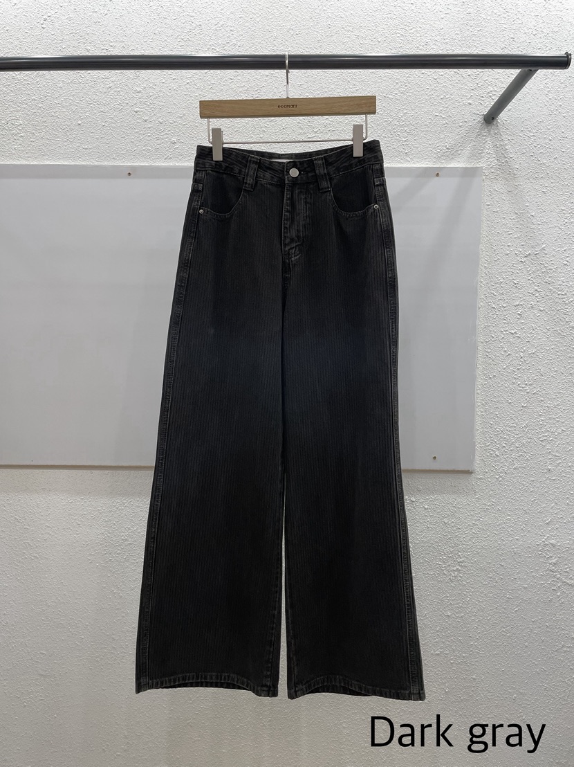 EGGPLANT韓國代購女士新款真品熱賣時尚推薦休閑休閑褲羅紋EGGPLANT休閑褲圖色2