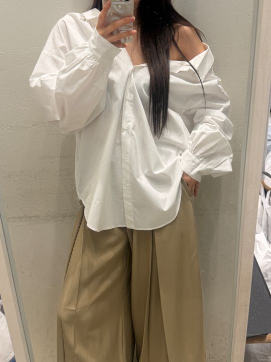 mars東大門代購女裝新品休閑時尚人氣職業襯衫蕾絲衫開衩mars襯衫/蕾絲衫