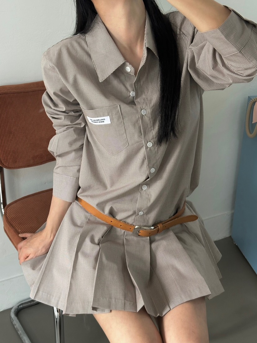 URBANE-P韓國代購女裝新款推薦真品熱賣人氣職業連衣裙OPSURBANE-P連衣裙