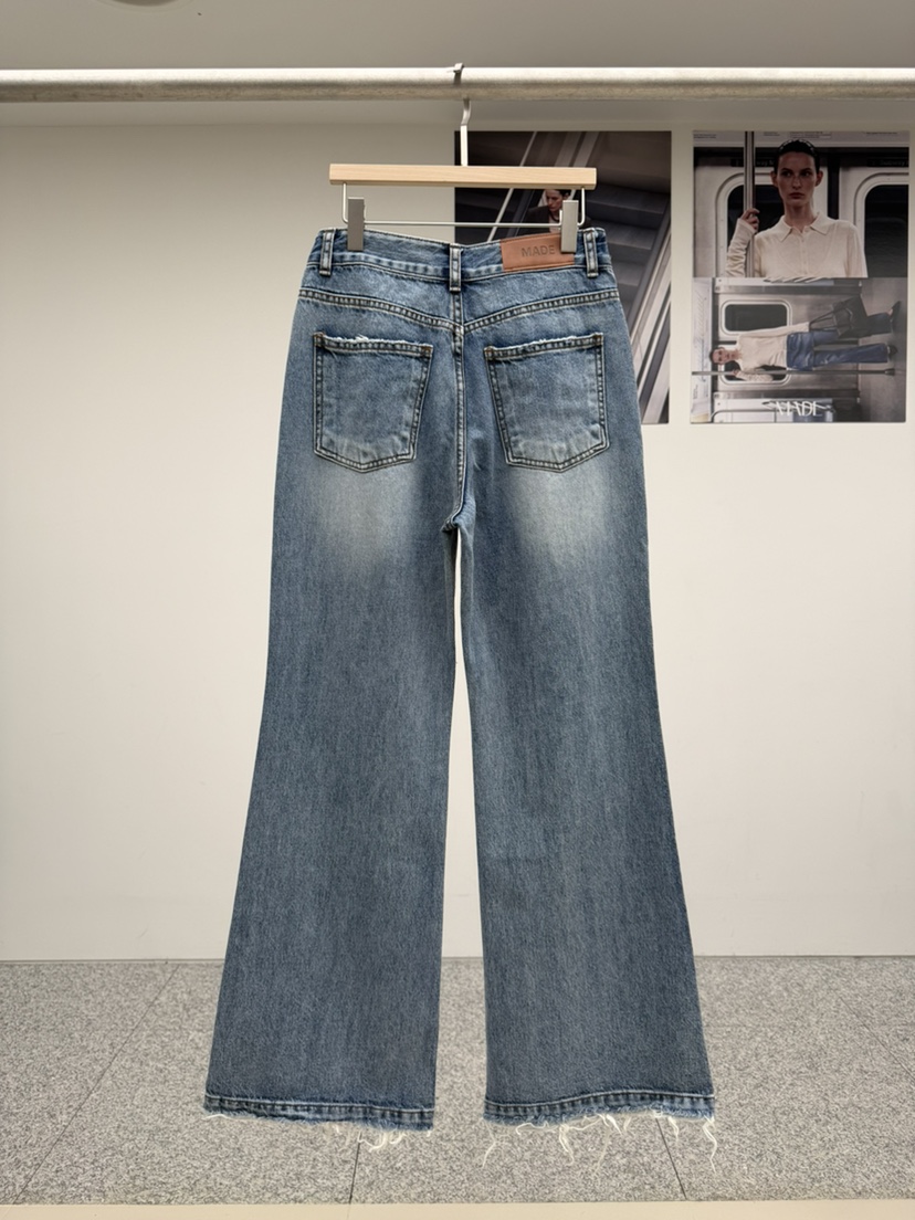 MADE-P東大門直郵女裝新品休閑人氣推薦真品時尚牛仔褲雙面MADE-P牛仔褲