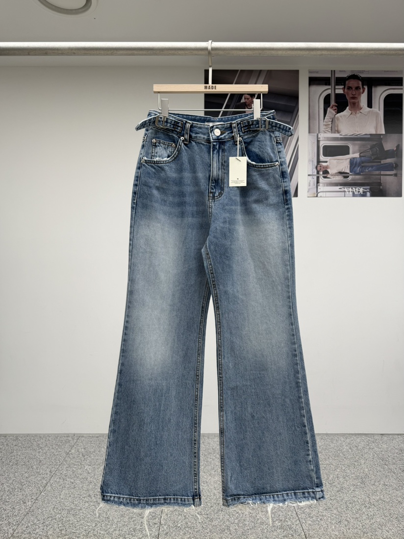 MADE-P東大門直郵女裝新品休閑人氣推薦真品時尚牛仔褲雙面MADE-P牛仔褲圖色1