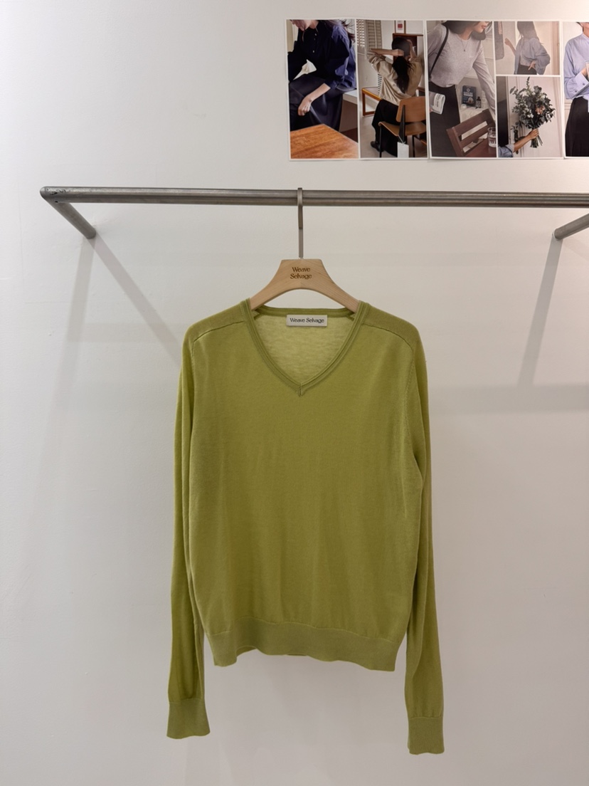 WEAUE SELVAGE東大門實拍女裝新品真品休閑職業人氣針織衫Weave Selvage針織衫圖色3