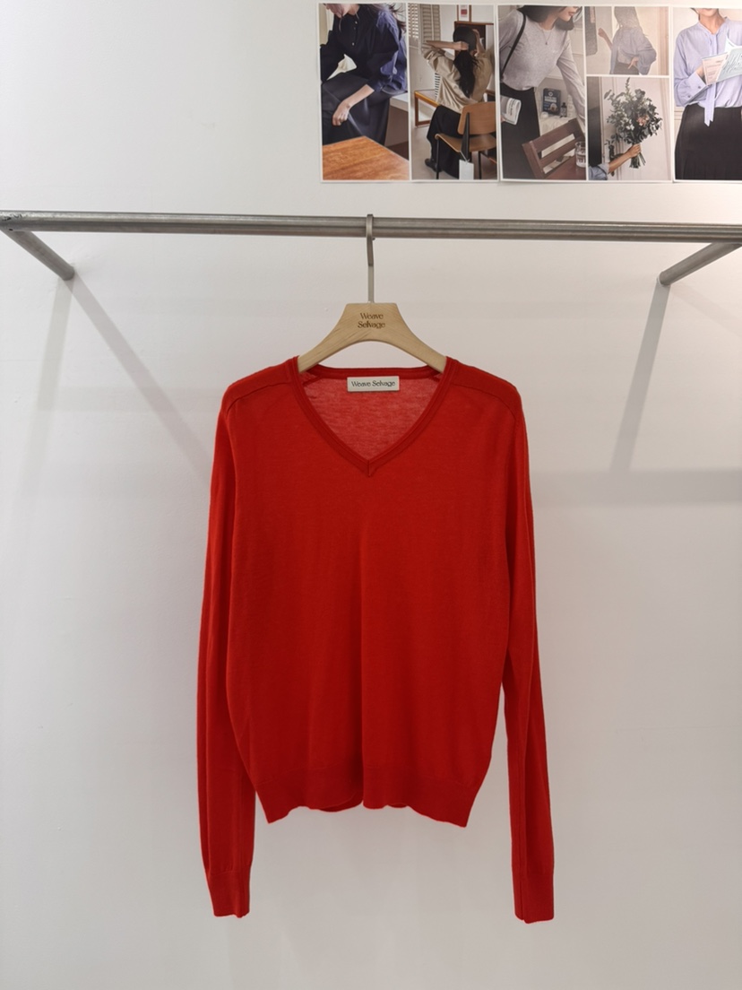 WEAUE SELVAGE東大門實拍女裝新品真品休閑職業人氣針織衫Weave Selvage針織衫圖色5