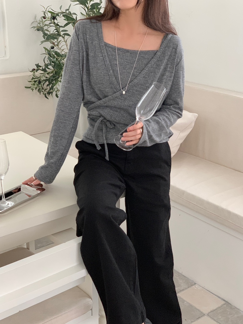CM東大門直郵女裝新款時尚休閑熱賣真品人氣推薦職業長袖T恤CM_centimeter長袖T恤