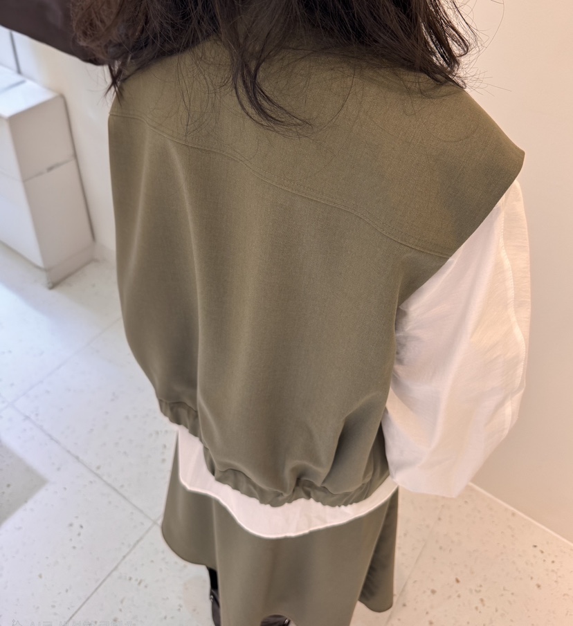 WEAUE SELVAGE東大門代購女士新款熱賣真品休閑職業馬甲Weave Selvage馬甲