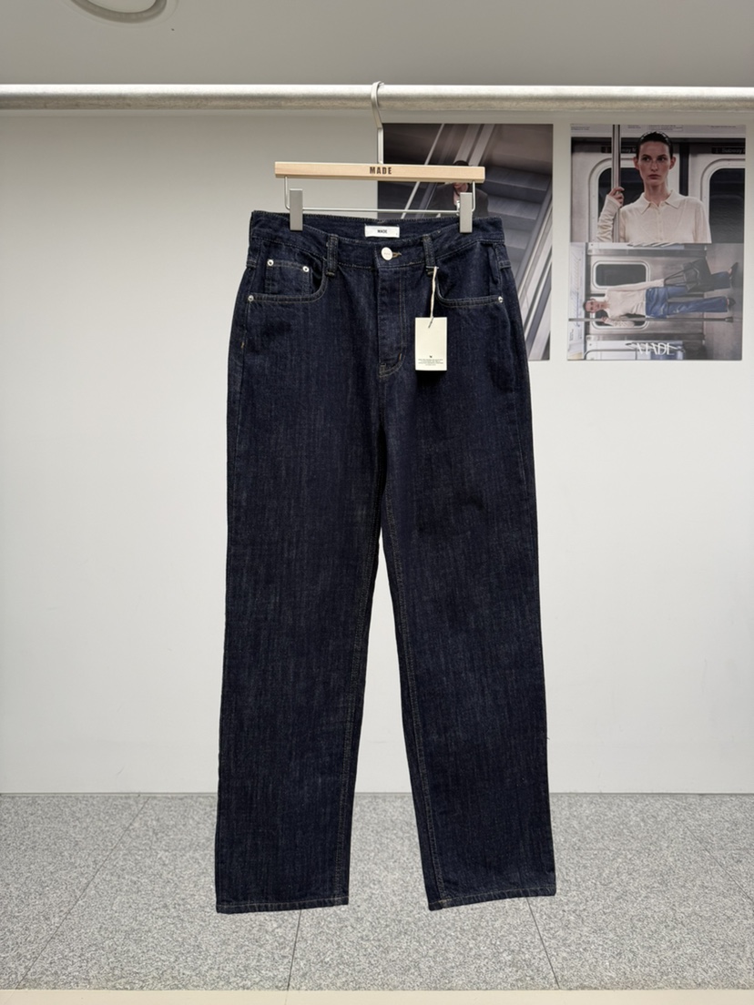 MADE-P東大門實拍女裝新品熱賣推薦人氣真品時尚休閑牛仔褲MADE-P牛仔褲圖色1