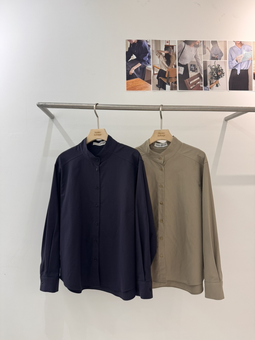 WEAUE SELVAGE東大門直郵女士新品熱賣休閑推薦襯衫蕾絲衫Weave Selvage襯衫/蕾絲衫