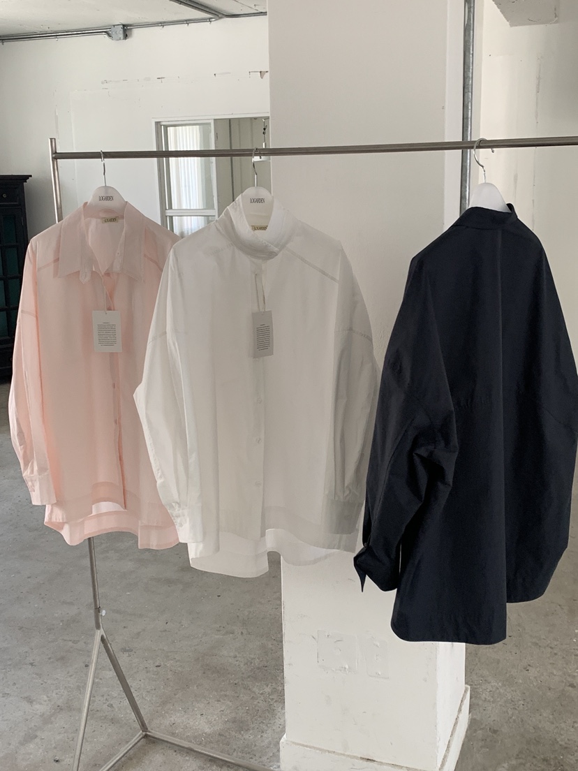 LOGARDEN韓國直郵女裝新款職業真品休閑熱賣時尚襯衫蕾絲衫LO GARDEN襯衫/蕾絲衫