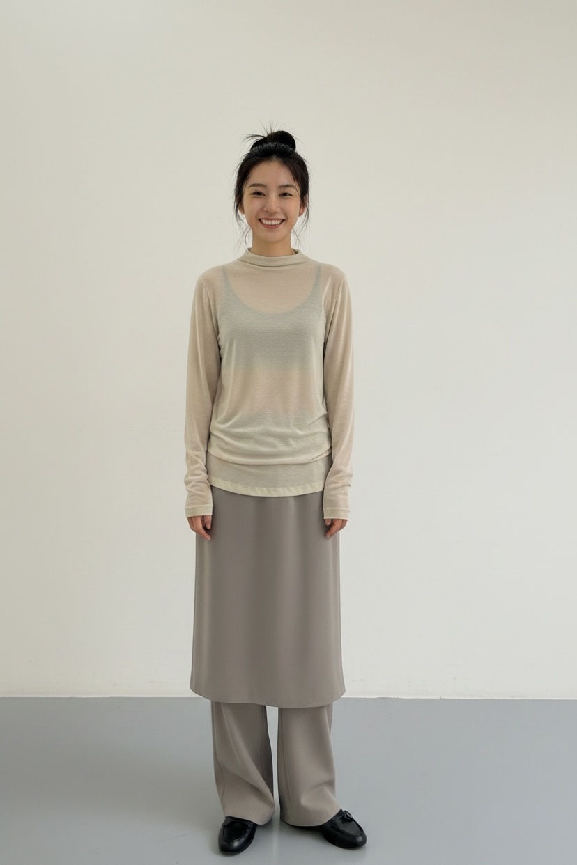 WEAUE SELVAGE東大門直郵女士新品真品職業人氣熱賣長袖T恤Weave Selvage長袖T恤