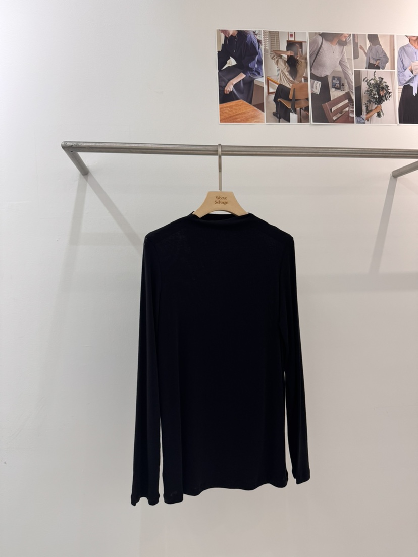 WEAUE SELVAGE東大門直郵女士新品真品職業人氣熱賣長袖T恤Weave Selvage長袖T恤圖色1