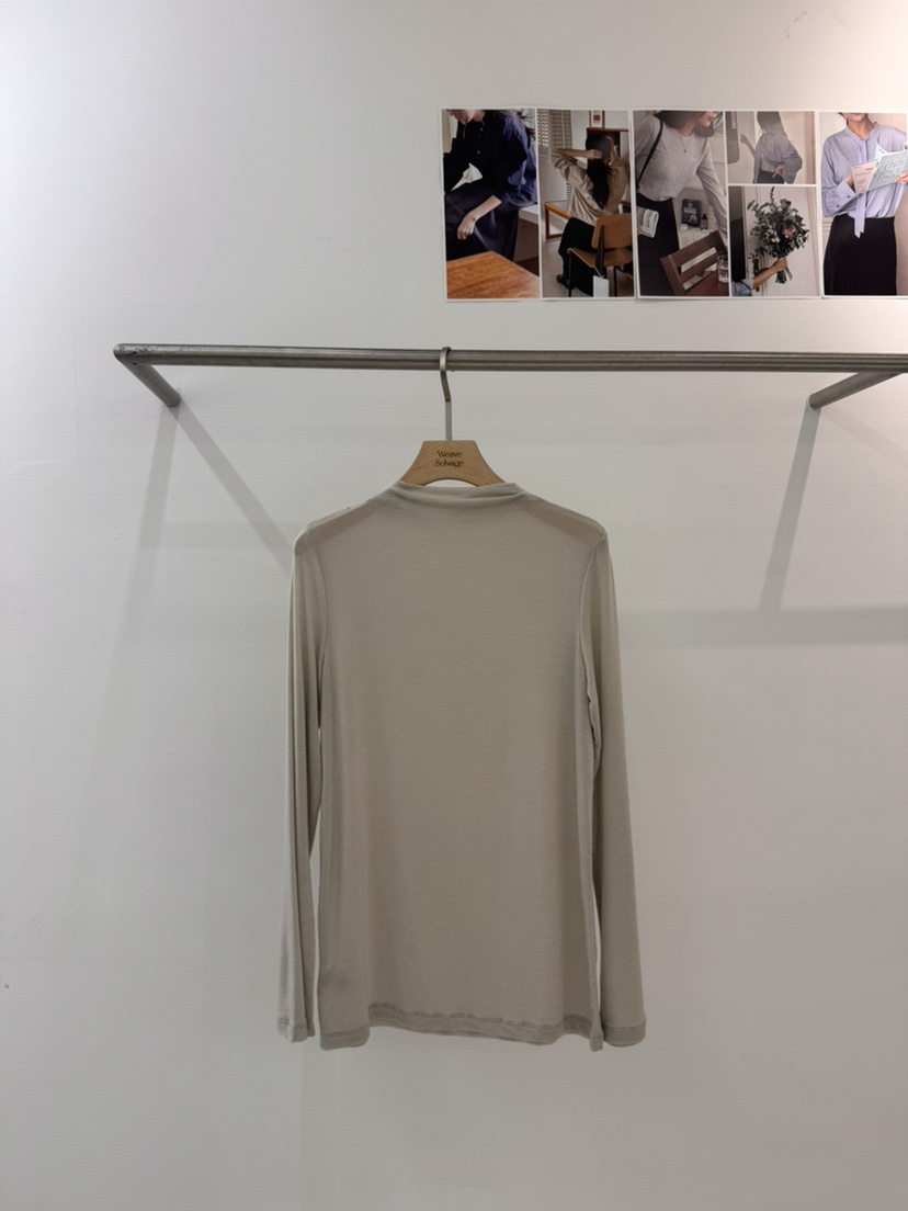 WEAUE SELVAGE東大門直郵女士新品真品職業人氣熱賣長袖T恤Weave Selvage長袖T恤圖色2