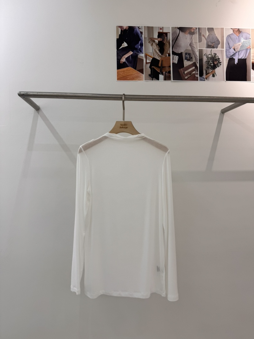WEAUE SELVAGE東大門直郵女士新品真品職業人氣熱賣長袖T恤Weave Selvage長袖T恤圖色3