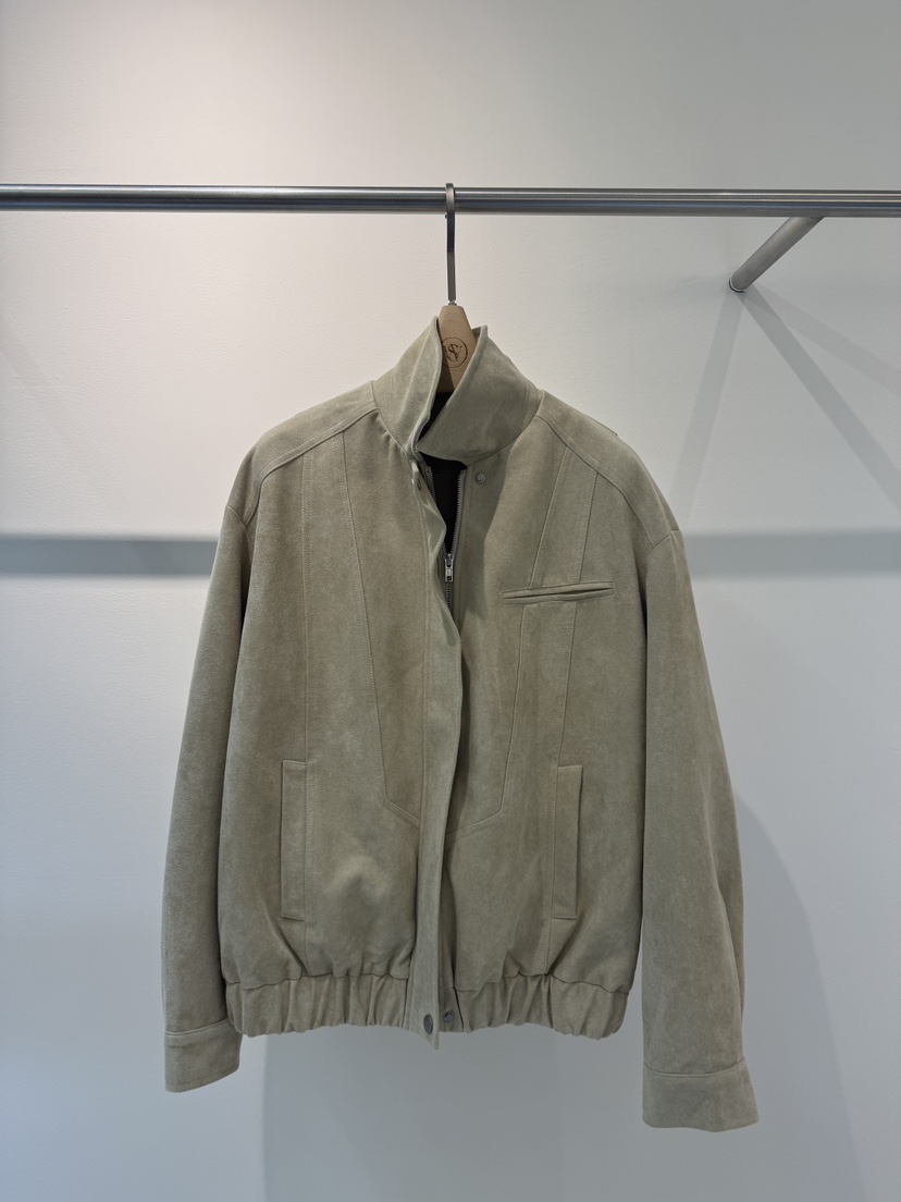 WEAUE SELVAGE韓國代購女士新款真品熱賣推薦夾克絨面革Weave Selvage夾克圖色2