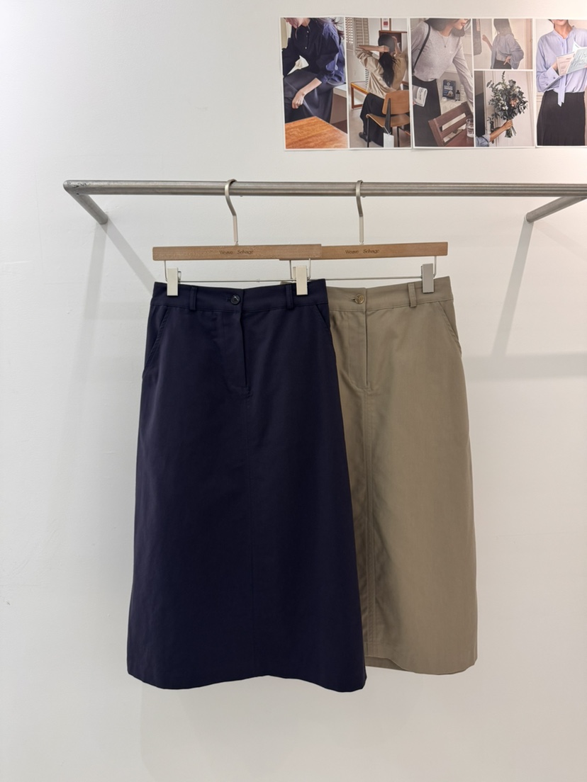 WEAUE SELVAGE韓國直郵女裝新品熱賣真品人氣推薦休閑長裙Weave Selvage長裙
