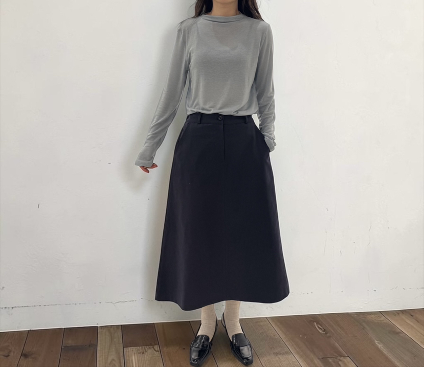 WEAUE SELVAGE韓國直郵女裝新品熱賣真品人氣推薦休閑長裙Weave Selvage長裙