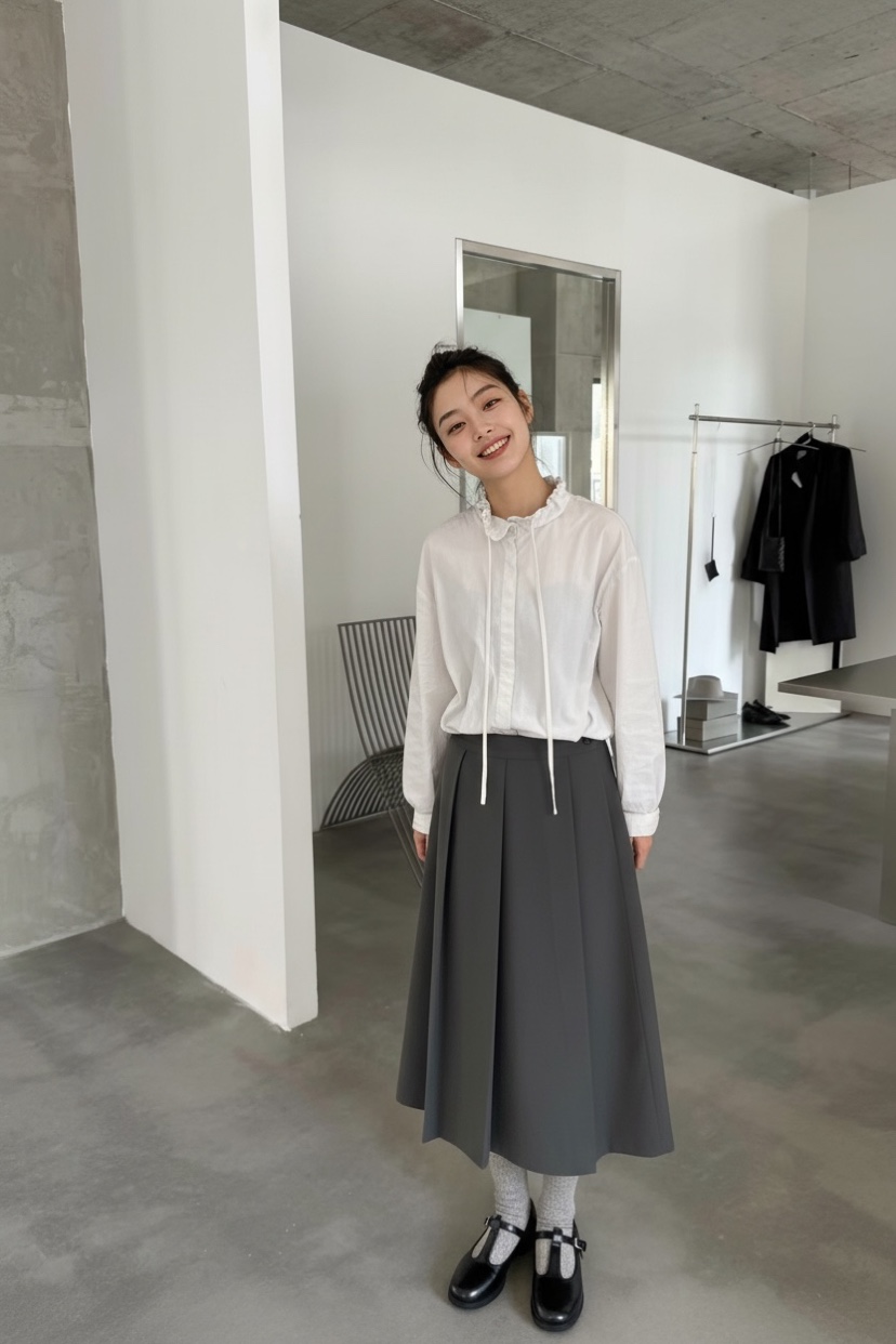 WEAUE SELVAGE韓國直郵女裝新款推薦人氣職業襯衫蕾絲衫Weave Selvage襯衫/蕾絲衫