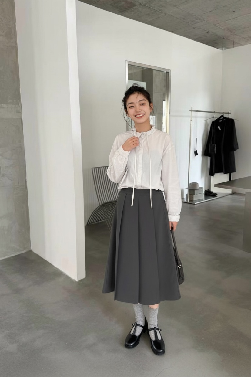 WEAUE SELVAGE韓國直郵女裝新款推薦人氣職業襯衫蕾絲衫Weave Selvage襯衫/蕾絲衫