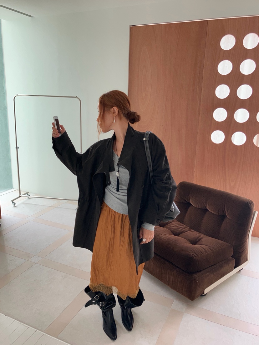 MADE-P東大門實拍女裝新款熱賣時尚真品休閑半身裙中短裙MADE-P半身裙/中短裙