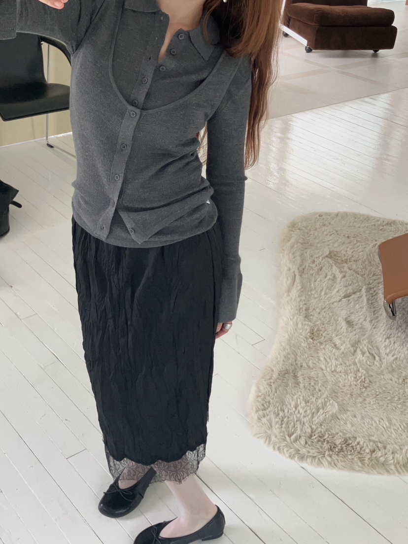 MADE-P東大門實拍女裝新款熱賣時尚真品休閑半身裙中短裙MADE-P半身裙/中短裙