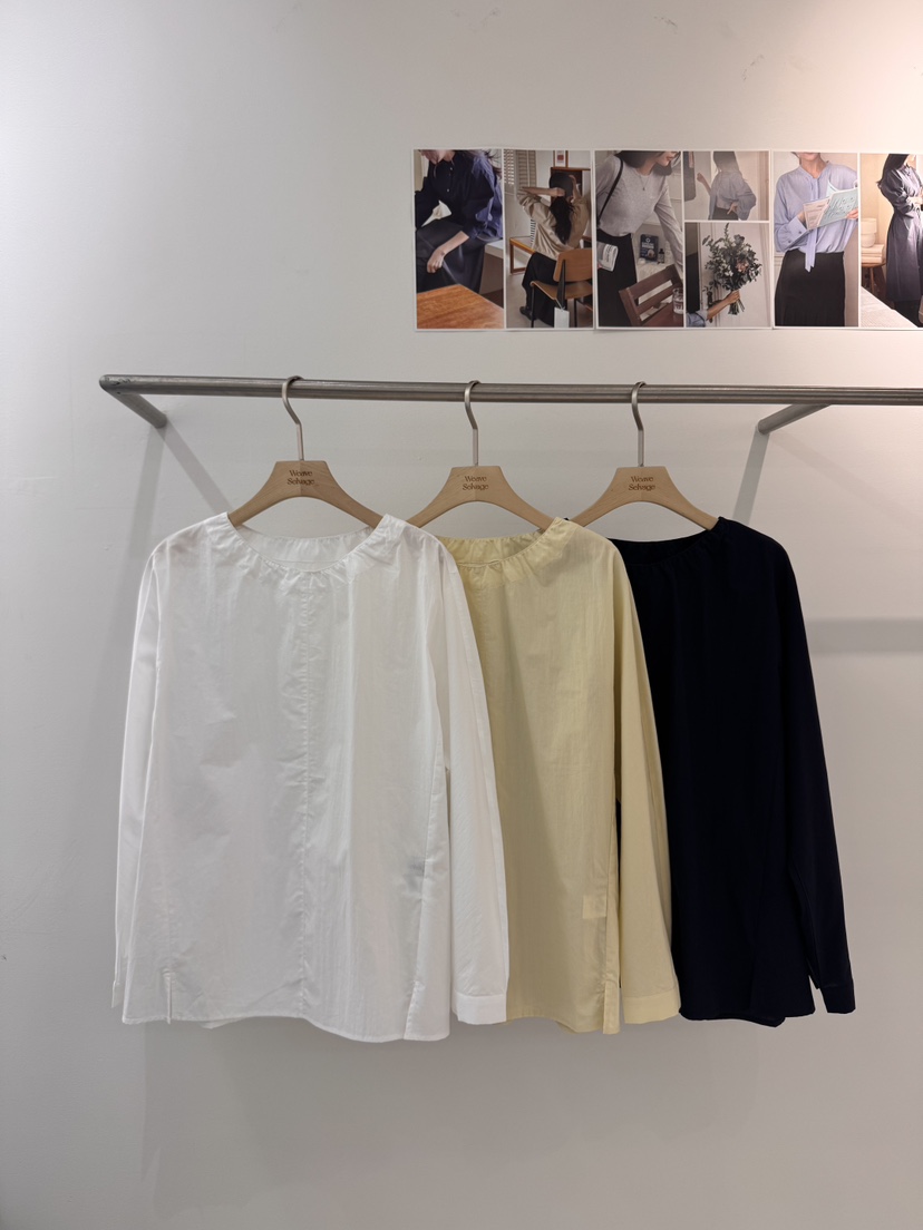 WEAUE SELVAGE東大門代購女裝新款熱賣真品休閑襯衫蕾絲衫Weave Selvage襯衫/蕾絲衫